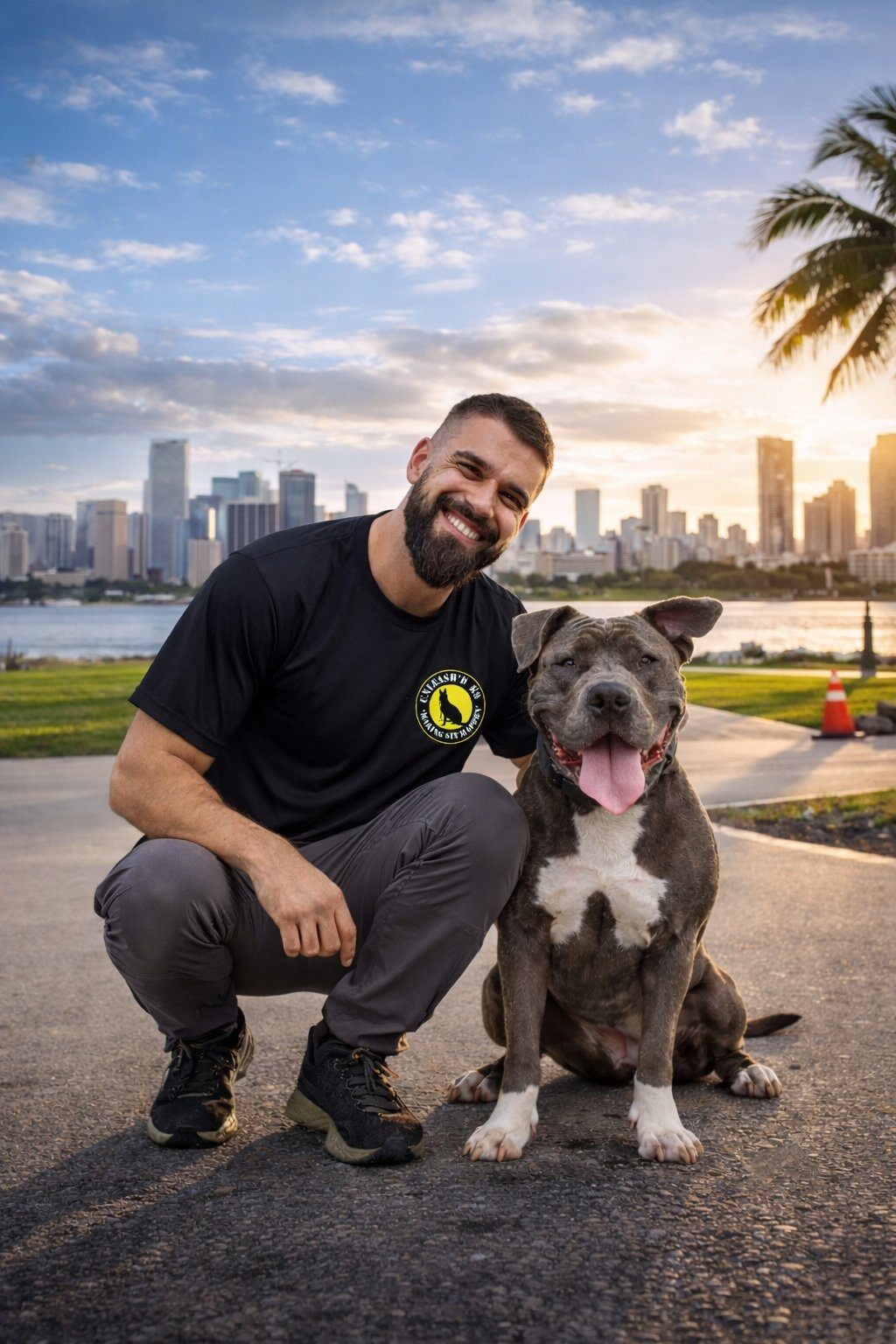 André, Fundador de Unleash'd K9, entrenador canino profesional en Miami